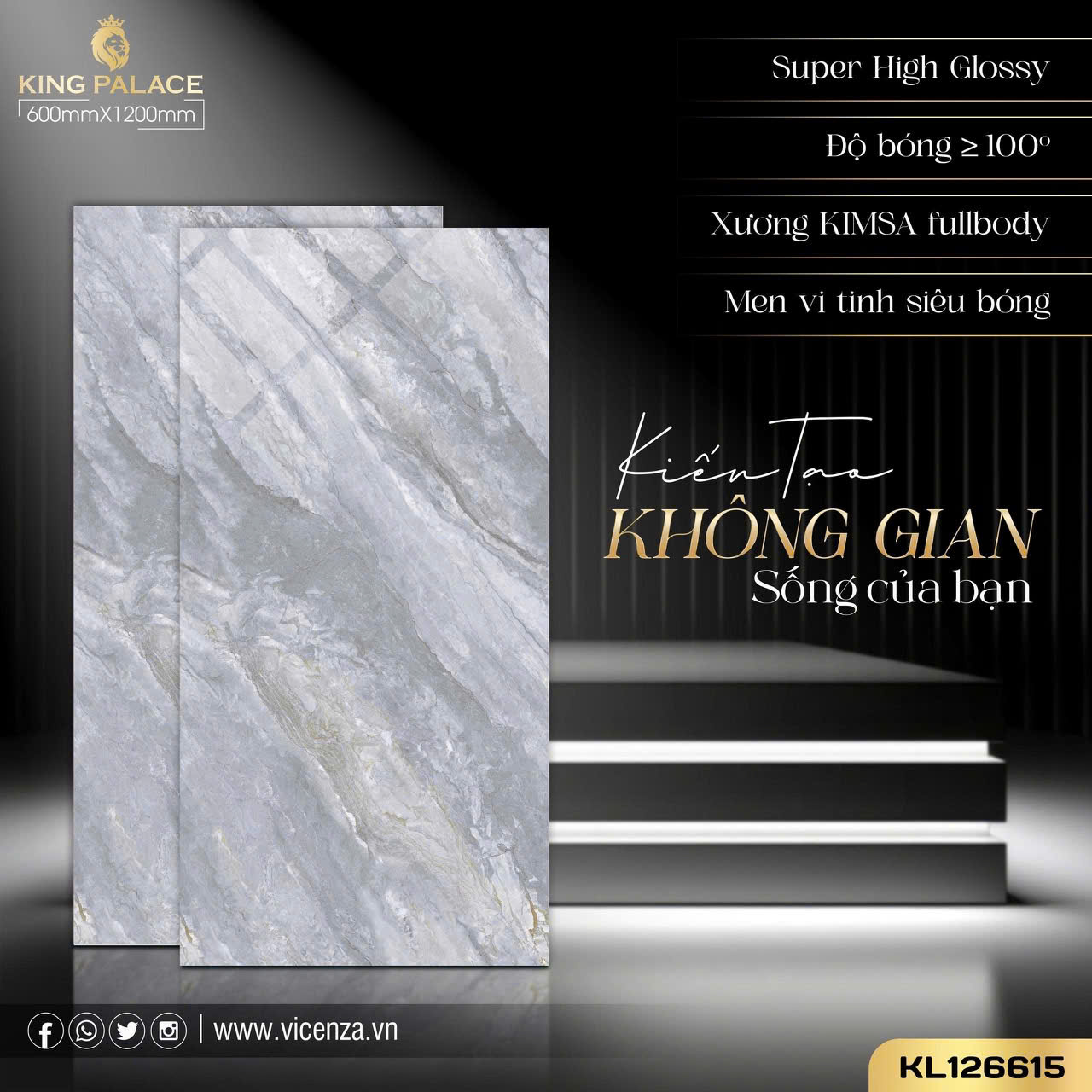 Gạch Lát Nền 60x120cm -5678