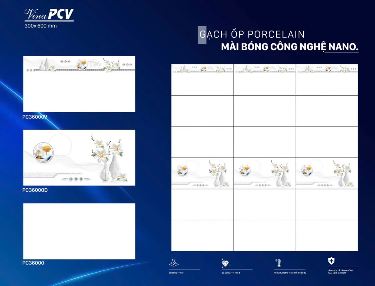 Gạch Ôp tường 30x60cm điểm-5795