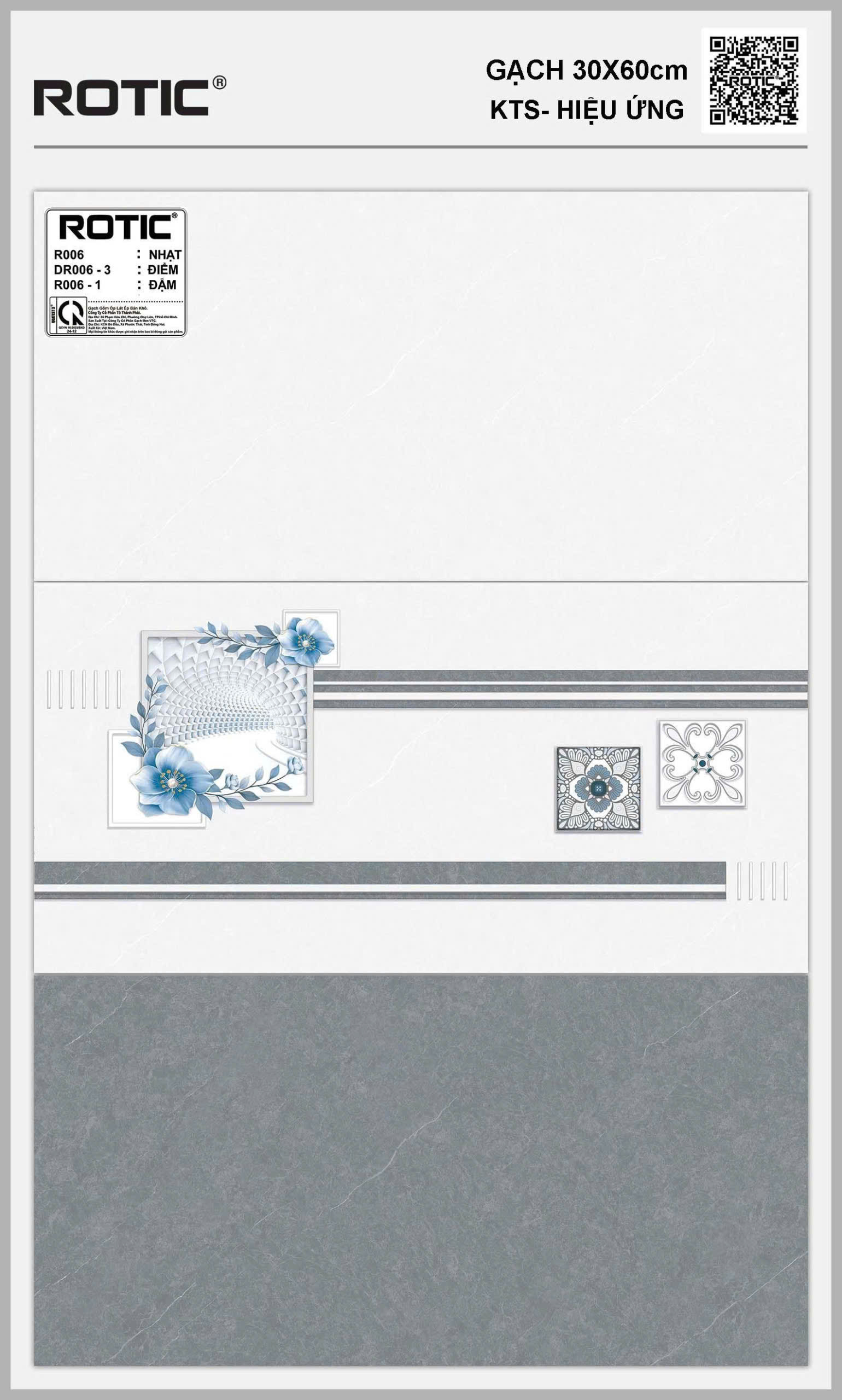 Gạch Ôp Tường 30x60cm điểm-5742