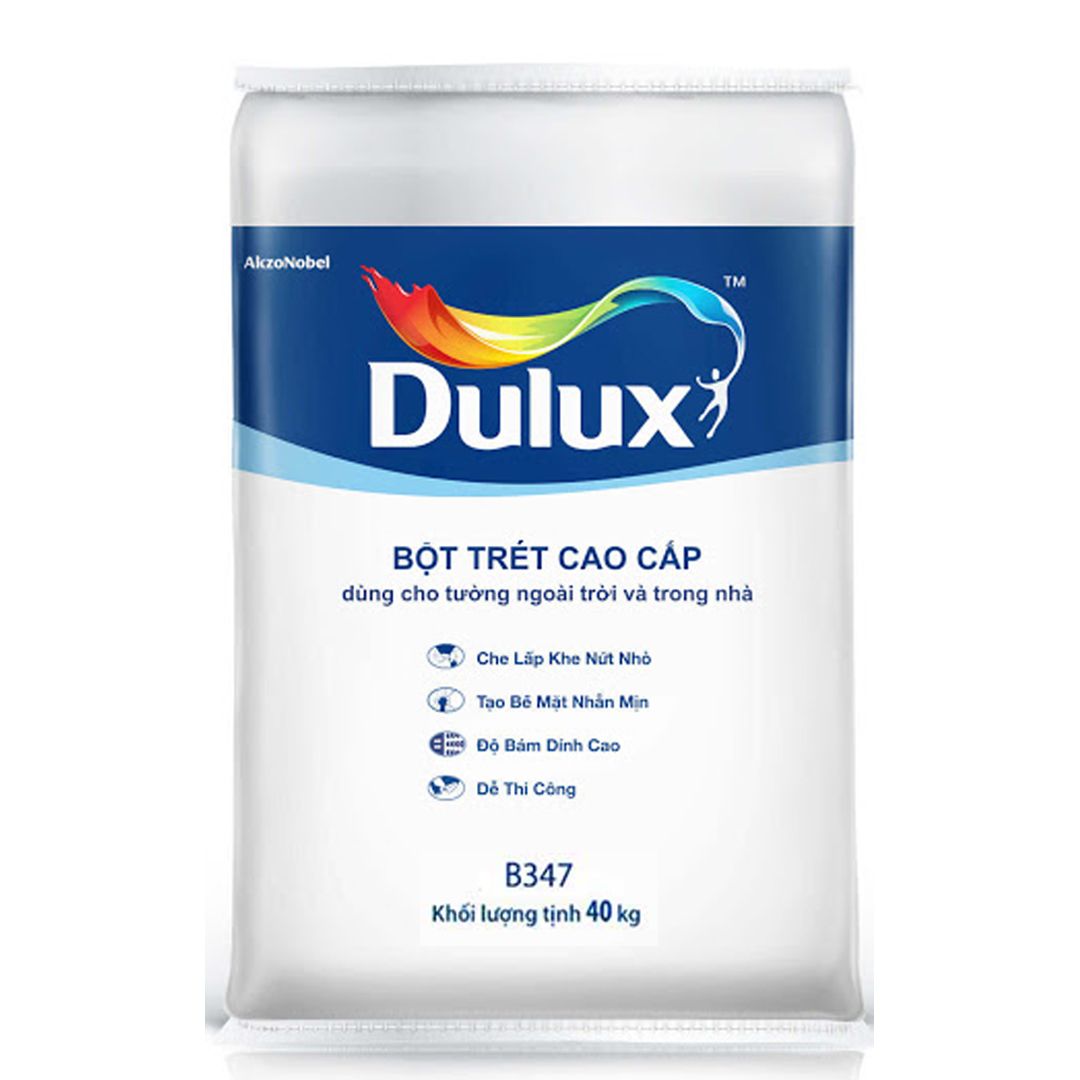 Bột trét tường DULUX nội thất cao cấp B347 Bao 40Kg-2509