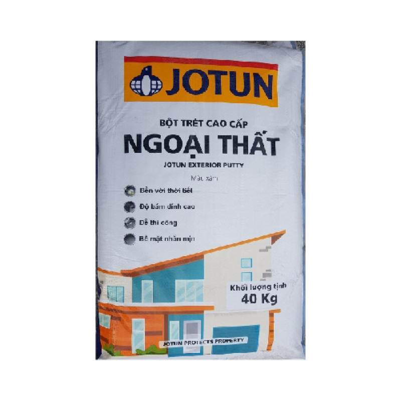 Bột trét tường Jotun ngoại thất - xám 40kg-2577