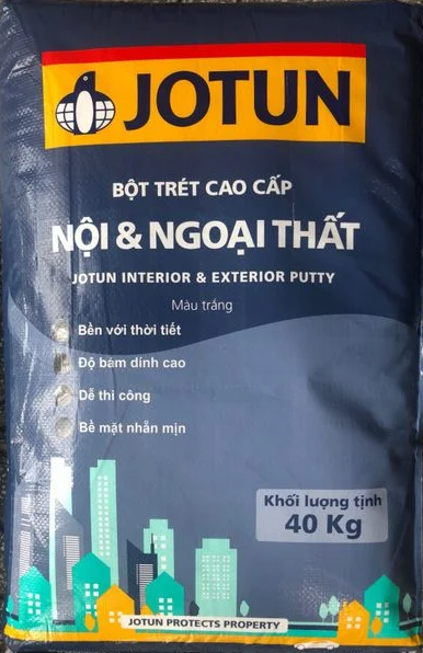 Bộ trét tường Jotun nội & ngoại thất 40kg-3352