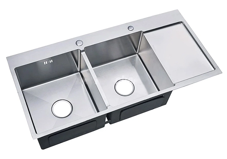 Chậu Rửa 2 Hộc 1 Cánh Inox 304-3422