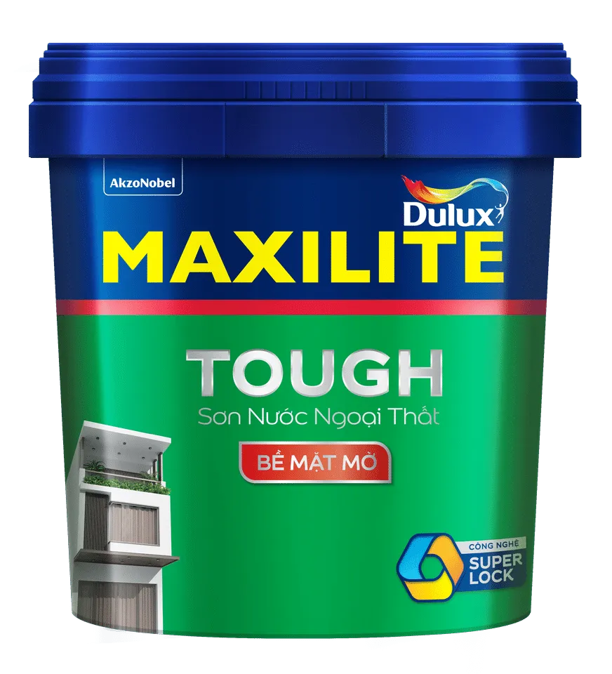 Sơn nước ngoại thất Maxilite Tough bề mặt mờ 5L-4191