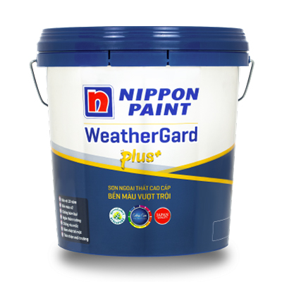 Sơn nước Nippon WEATHERGARD Plus+ ngoại thất 15 Lít-2593