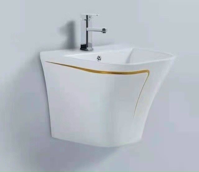 Chậu rửa lavabo liền khối-2664