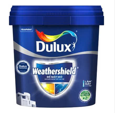 Sơn ngoại thất cao cấp Dulux Weathershield mờ – BJ8 – 15L-5541